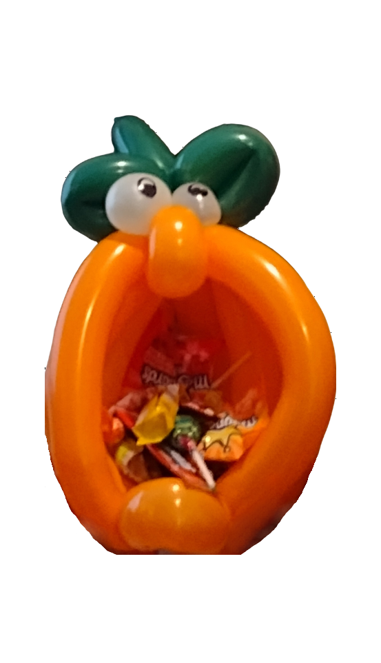 silly pumpkin balloon